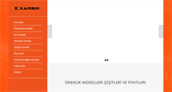 Desktop Screenshot of karteksineklik.com