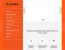 Tablet Screenshot of karteksineklik.com